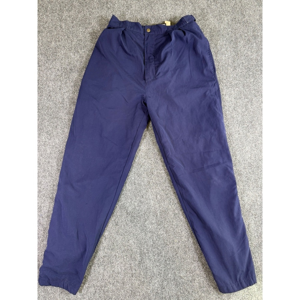 Tourney Gore Tex Pants Mens‎ Small Waterproof Windproof Breathable Navy Blue Zip
